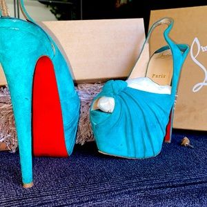 Christian Louboutin Teal